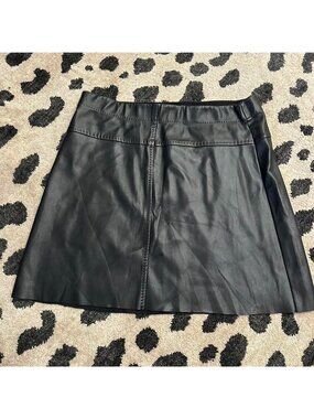 Max Studio Black Faux Leather